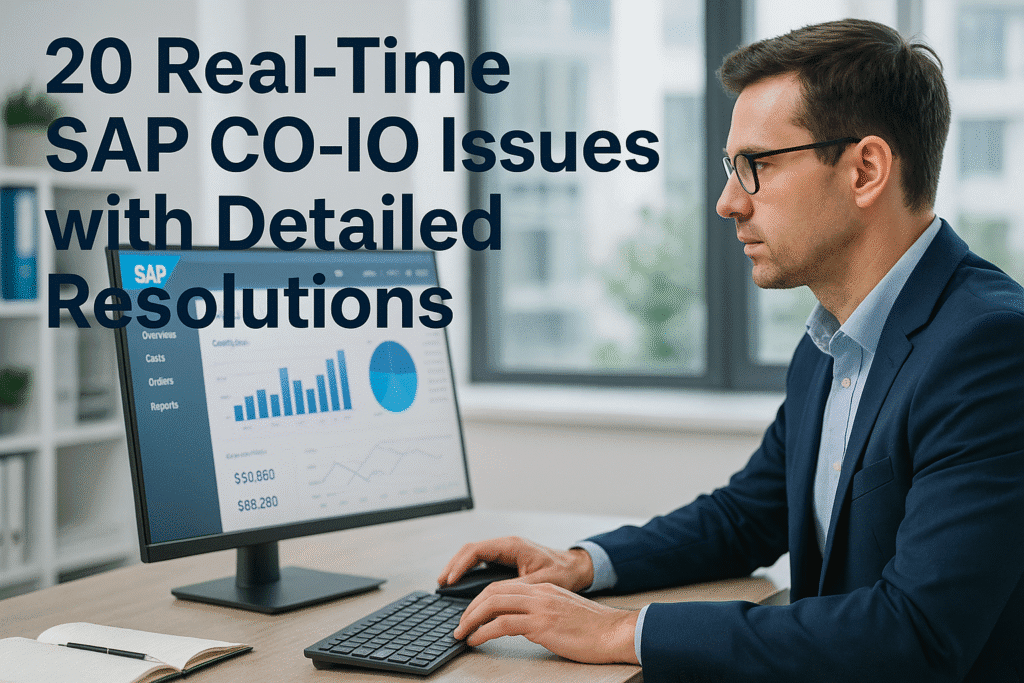 20 Real-Time SAP CO-IO Issues with Detailed Resolutions