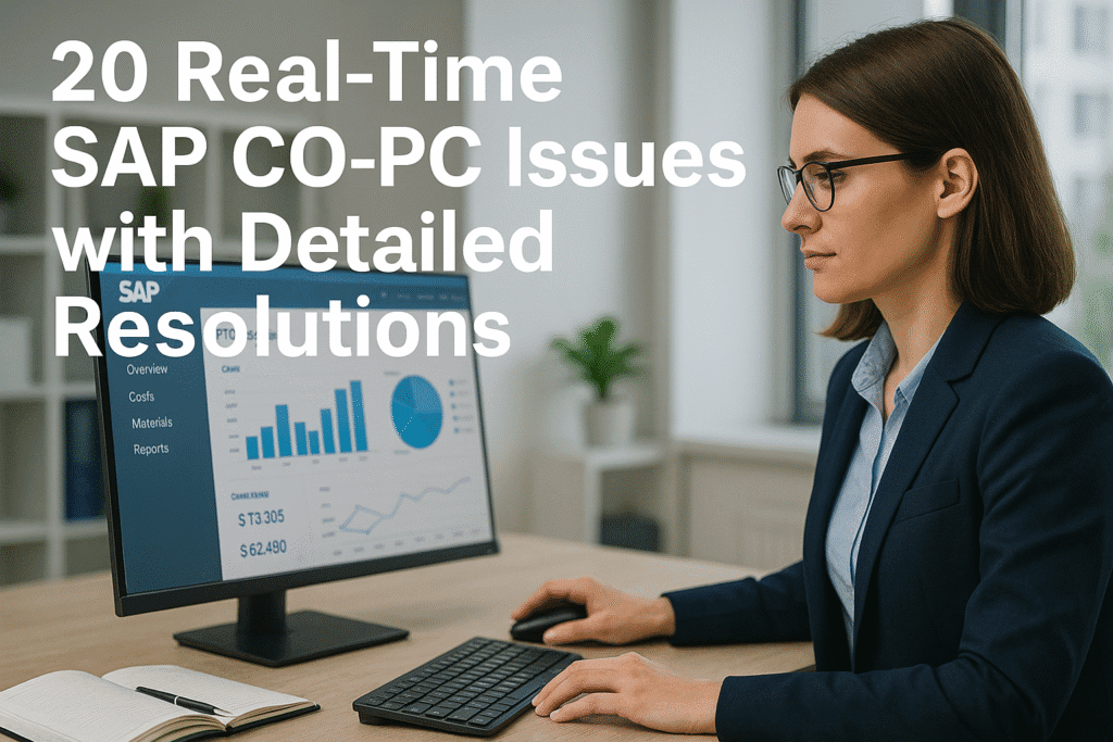 20 Real-Time SAP CO-PC Issues with Detailed Resolutions