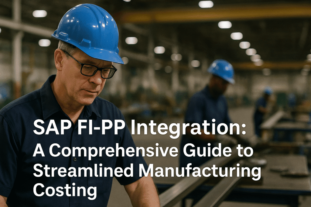 SAP FI-PP Integration: A Comprehensive Guide to Streamlined Manufacturing Costing