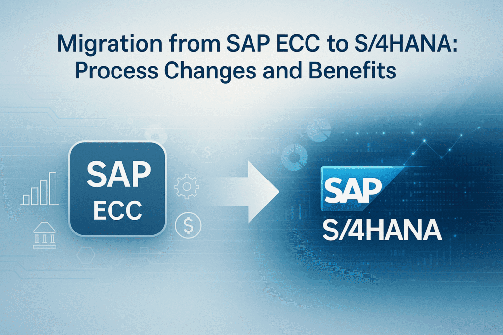 Migration from SAP ECC to S/4HANA Finance: Process Changes and Benefits