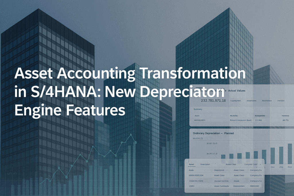 Asset Accounting Transformation in S/4HANA: New Depreciation Engine Features