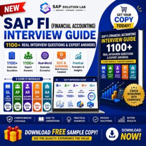 🚀 Prepare for SAP FI Interviews with Confidence