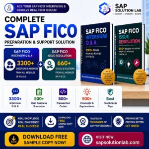 🚀 Complete SAP FICO Interview Preparation & Issue Resolution Guide