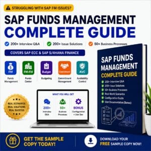 SAP Funds Management Complete Interview Guide